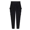 Summer Womens Harem Pants High Waist Loose Straight Ankle-length Pants Comfortable Casual OL Capris 4