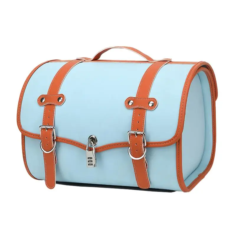 

Мотоциклетная задняя Сумка для мотоцикла, женская кожаная сумка, сумка для инструментов, водонепроницаемая сумка для хранения велосипедов