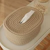 1pc Hand-Woven Fabric Tissue Box Holder-Stylish, Lightweight,Washable,Multifunctional Storage for Face Towels,Napkins on Home 6