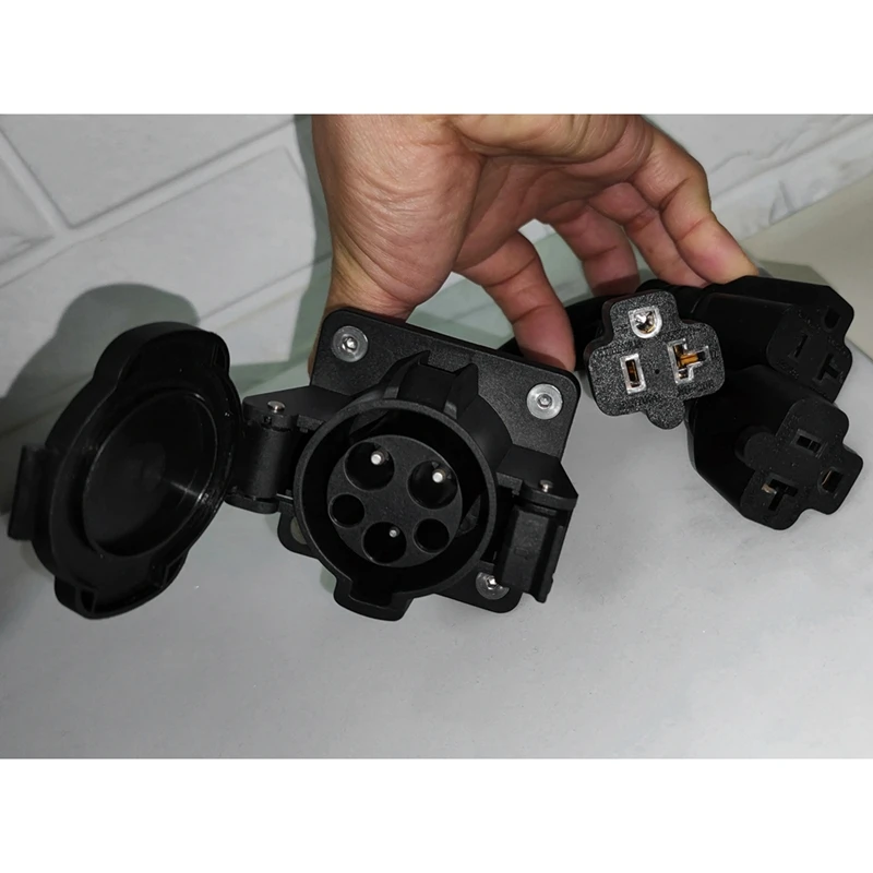 New EV Station Charging Adapter, J1772 To NEMA 5-15/5-20 Plug For E-Bike/Scooter/One Wheel 100V-220V