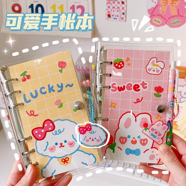 A5 Korea Stationery Kawaii Notebook Creative Cute Hand Book Girl Heart  Diary Girl Hand Book Child Gift Weekly Planning Program - AliExpress