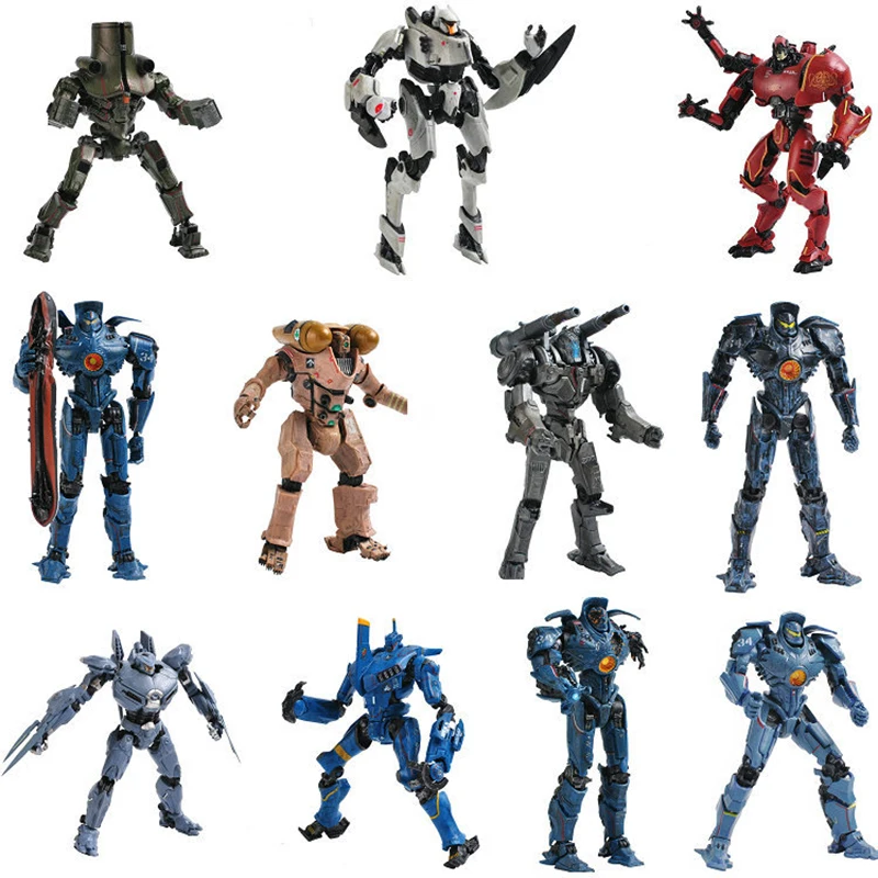 

Bandai Action Figures Pacific Rim Red Tramp 7-inch Japanese Mecha Model Room Ornament Handmade Children Christmas Gift Toy
