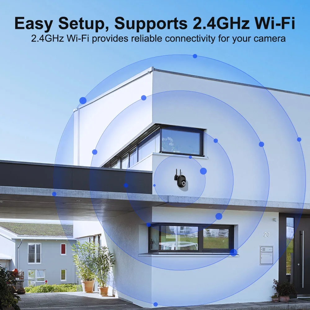 SZSINOCAM WIFI Camera Auto Tracking Two Way Audio PTZ Outdoor Wifi Surveillance Camera Security Protection Cameras Smart Home 3