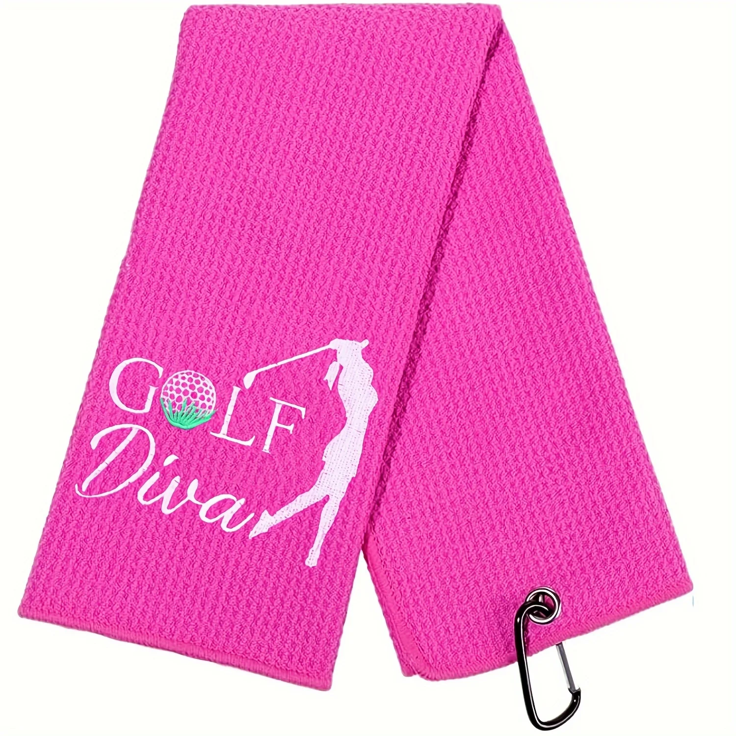 Funny Embroidered Microfiber Premium Golf Towel, Golf Accessories for Men Golfers Dad Boyfriend Husband Birthday Retirement