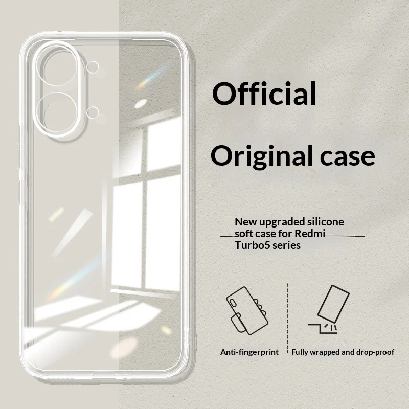 Flexible Durable Phone Cases: Clear TPU Soft Transparent Shockproof Cover