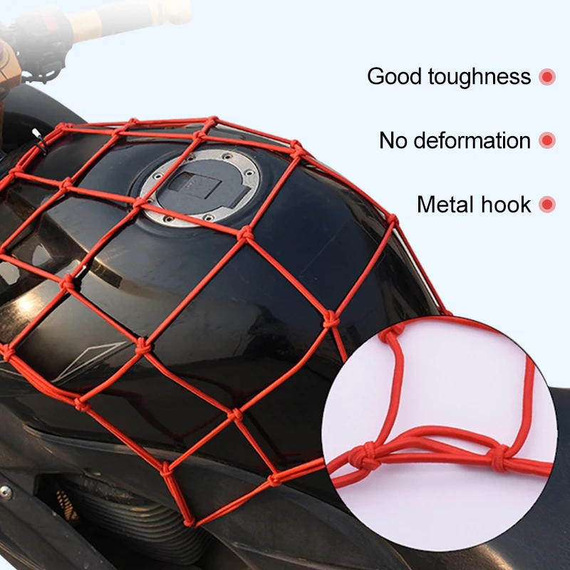 Motorcycle Bike Cargo Elastic Net Luggage 6 Hooks ... - Vicedeal - View #4