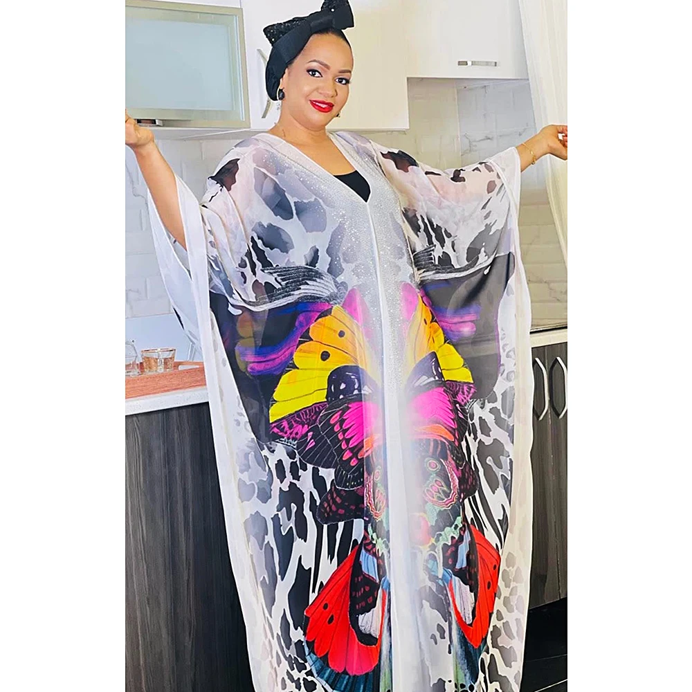 

ICCLEK Abaya African Dresses For Women 2023 Ankara Dresses For Women African Style Kaftans For Woman Ladies Dress For Party