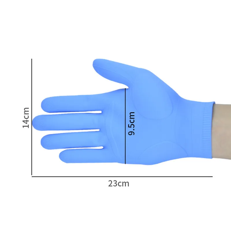 Dishwashing Gloves Cleaning Gloves Protective Gloves 1Pair Reusable Food Grade Silicone Gloves Household Cleaning Restaurant Kitchen High Temperature Resistance