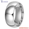 2/3/4/5/6/7/8/10MM Big Men Ring Women Tungsten Wedding Band Shiny Forever High Polished Classic Dailylife Gift Jewelry 1