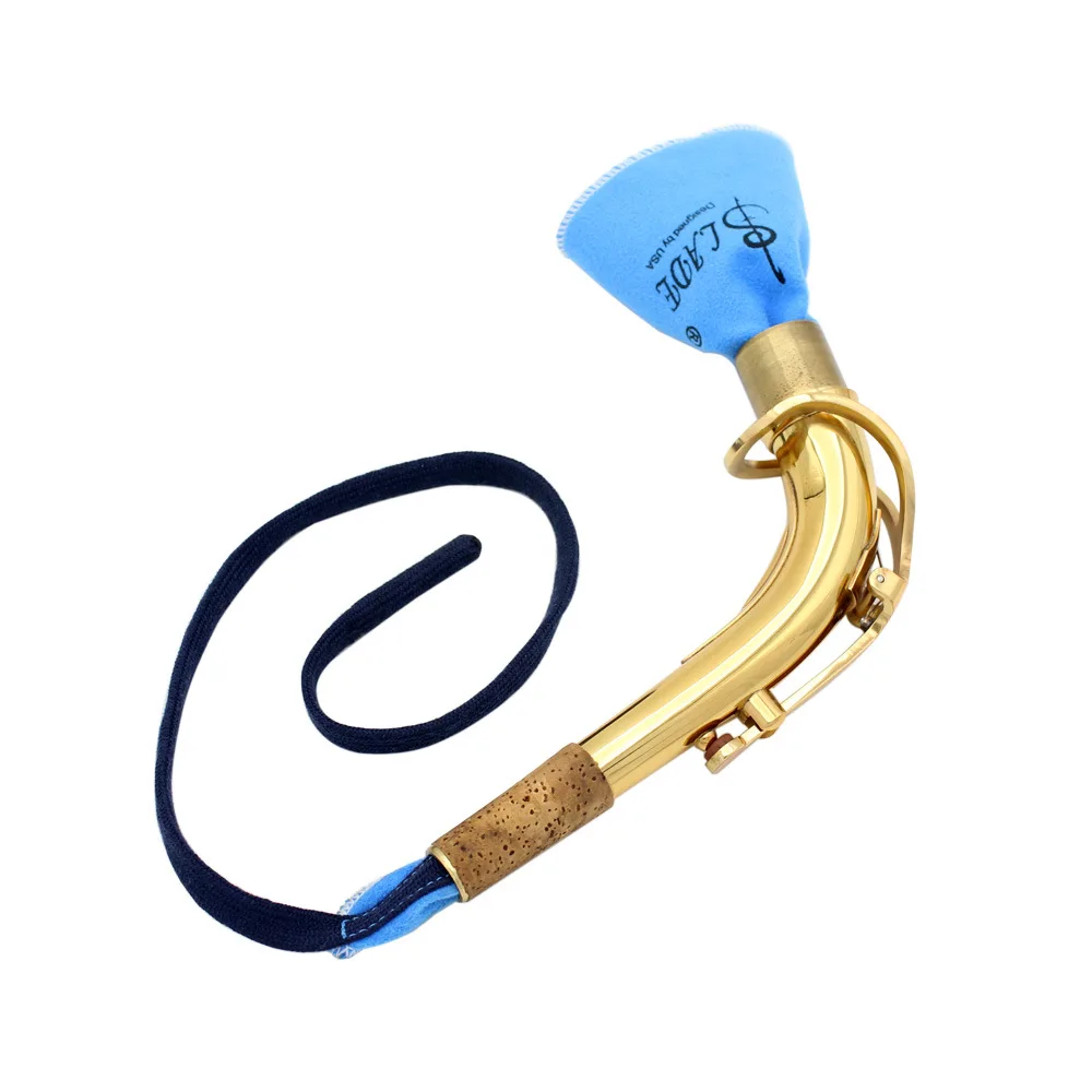 

E-drop alto saxophone bend neck brass material to send cork paste cleaning cloth cleaning set musical instrument accessories