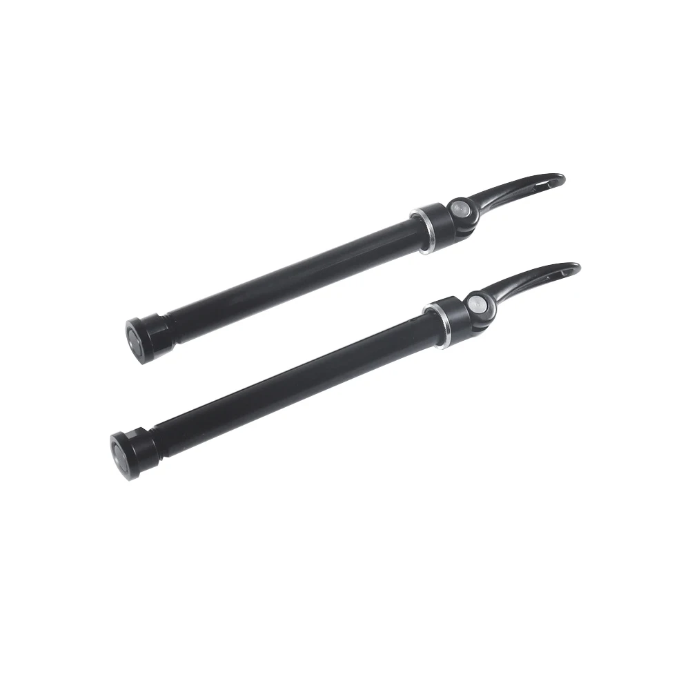 Paire D'Axes Rapides Pour Vélo - Avant 140mm, Arrière 180mm, Noir