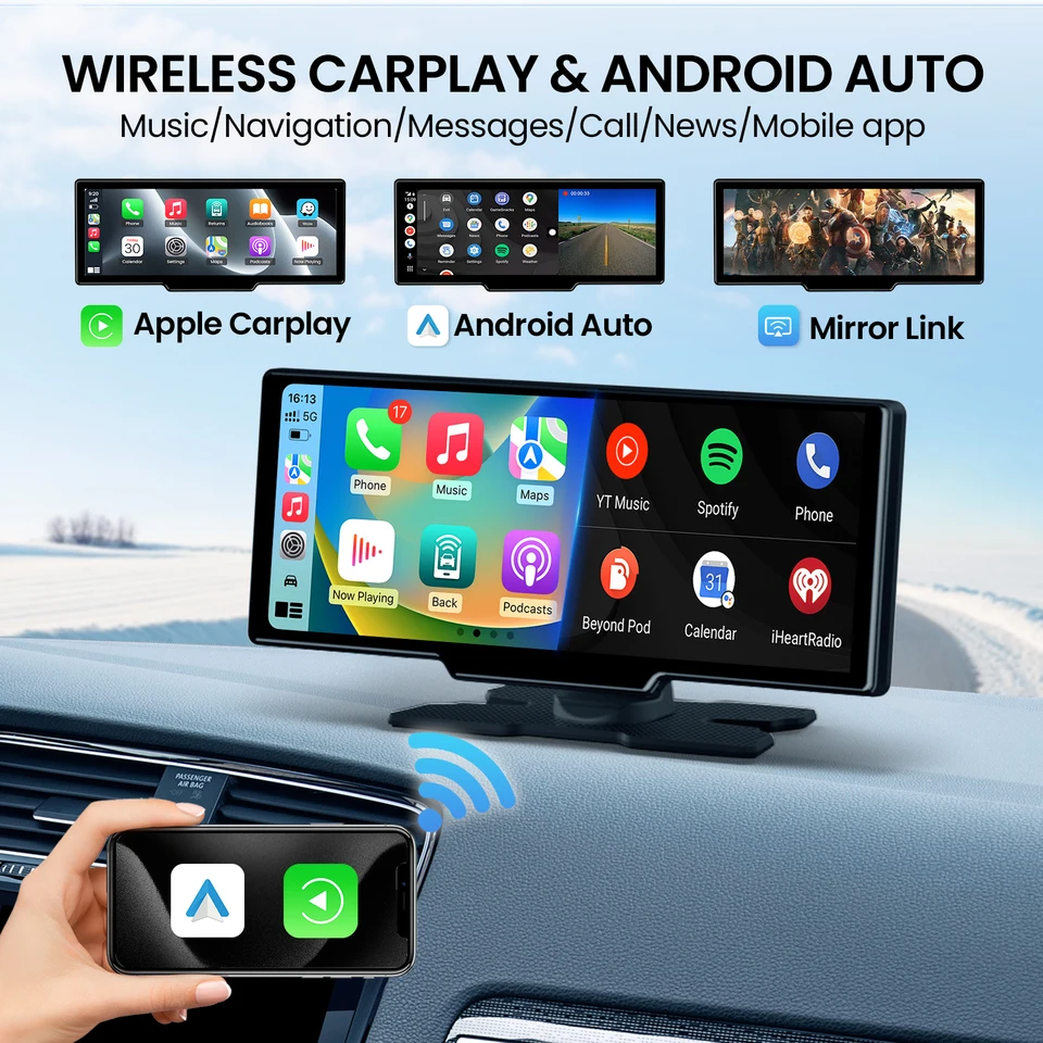 スマートスクリーン ワイヤレス10インチCarPlay/Android Auto スマートスクリーン ワイヤレス10インチCarPlay/Android Auto