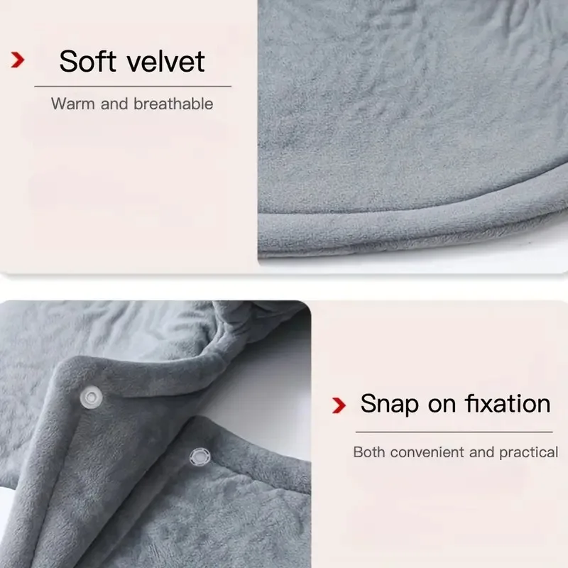 Electric Neck Massager Vibration Shawl 9 Levels Hot Compress Neck Winter Warm Back Tool Relax Brace Multi Functional Heating Pad