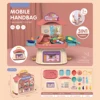 Portable Storage Box Children's Educational House Gift Toy Girl Kitchen Accessories Makeup Medical Set Toy Gift 6
