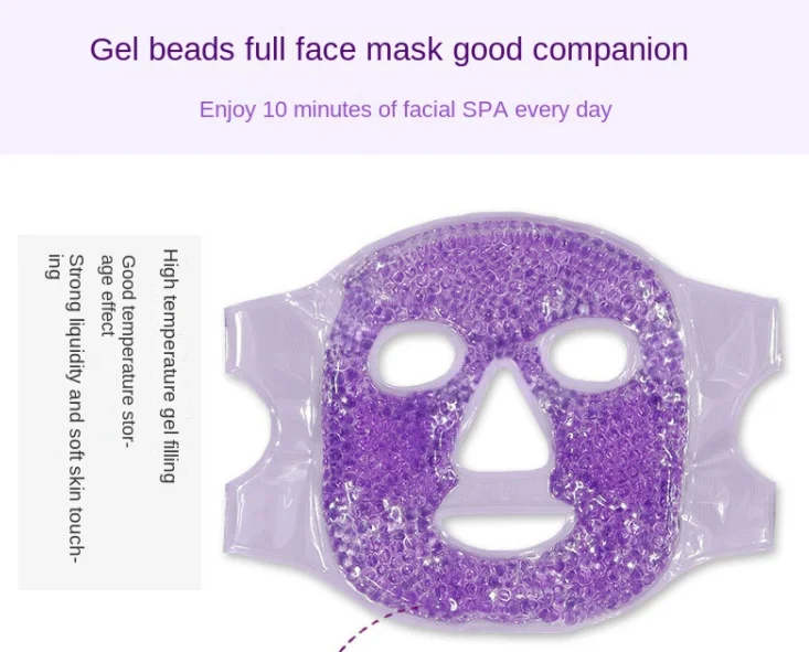 

Facial Ice Compress Bag Cover Face Cold Ice Cooling Mask Mask Mask Anti-dropsy Beauty Cold Hot Compress Ice Compress Eye Mask