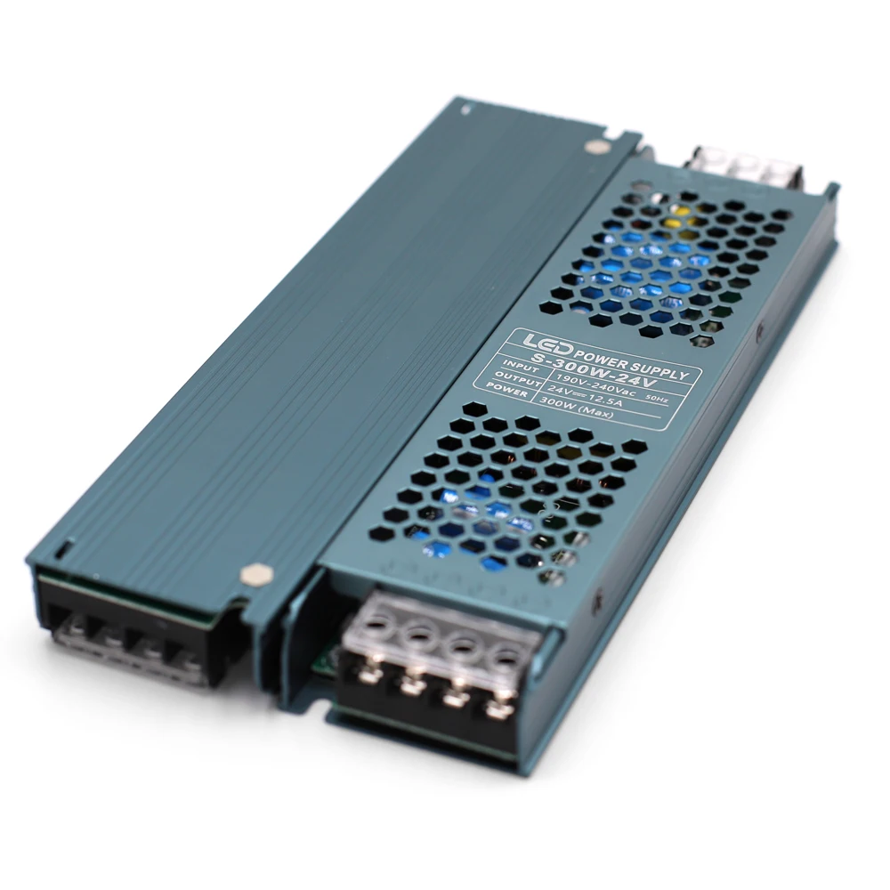 DC 12V 24V LED 전기 공급 AC190-240 V 무소음 빛 변압기 60W 100W 200W 300W 400W LED 전구 드라이버 전기 어댑터
