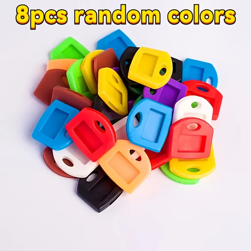 8개 PVC 키캡, 부드러운 촉감, 내구성이 뛰어나고 설치가 용이함, 가정/사무실 보안용, 미니멀리스트.