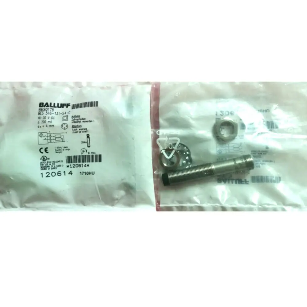 

BALLUFF BES 516-131-S4-C(BES0178) Индуктивные стандартные датчики PNP новые ✦KD