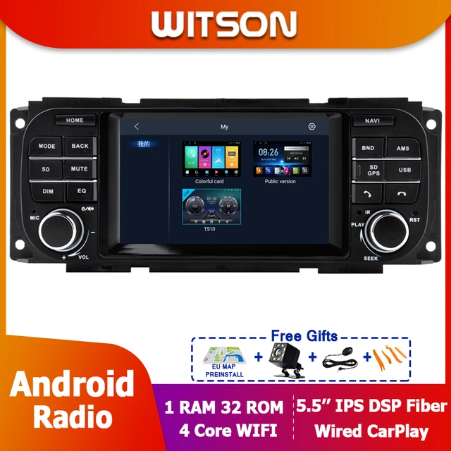 XTRONS Autoradio Navigation GPS Fiat Panda Android 10 Wi-Fi 4G 4GB