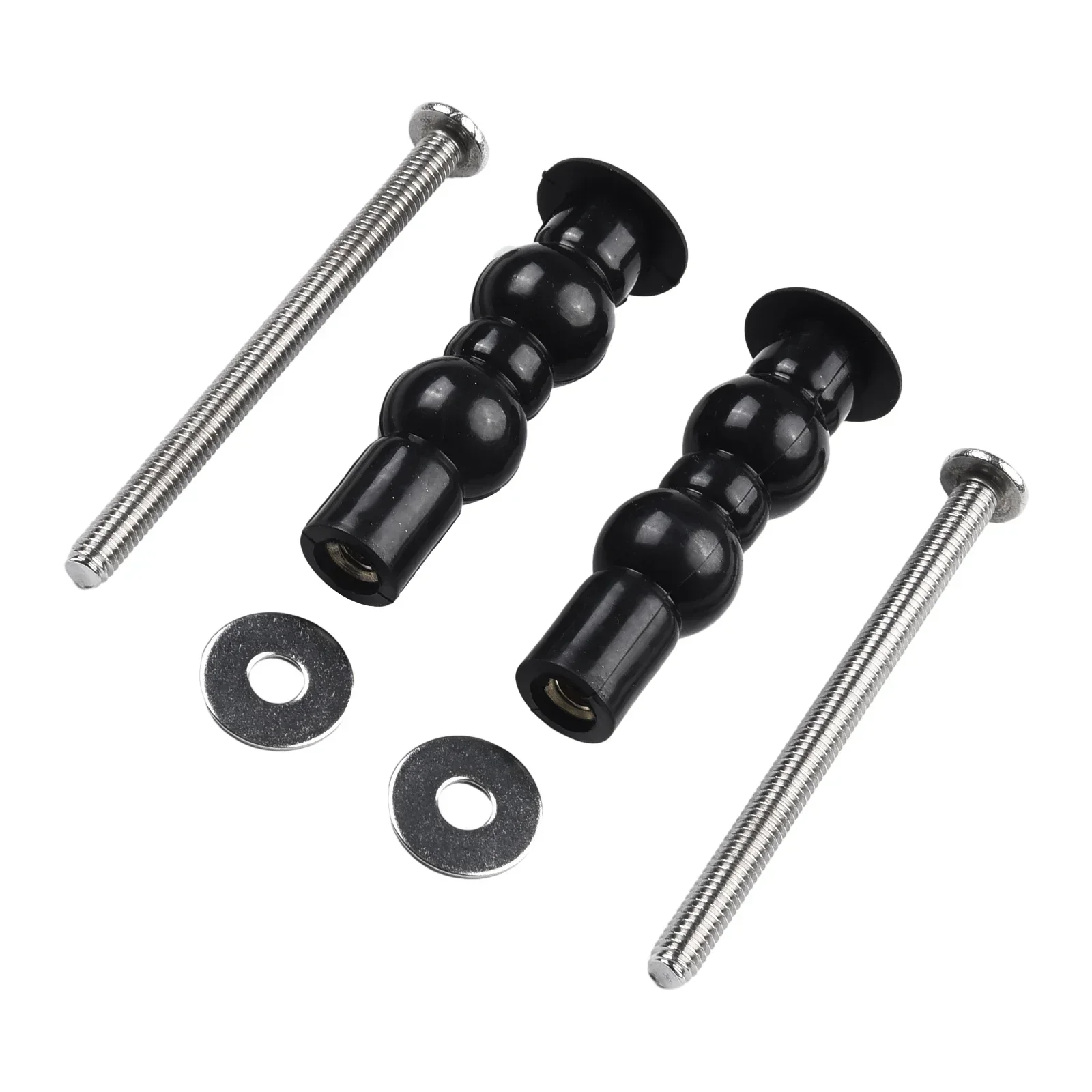2pcs Toilet Seat Screws Nut Cover Lid Top Fixing Blind Hole Fitting Kits Bathroom Accessories Replacement Toilet Seat Screws