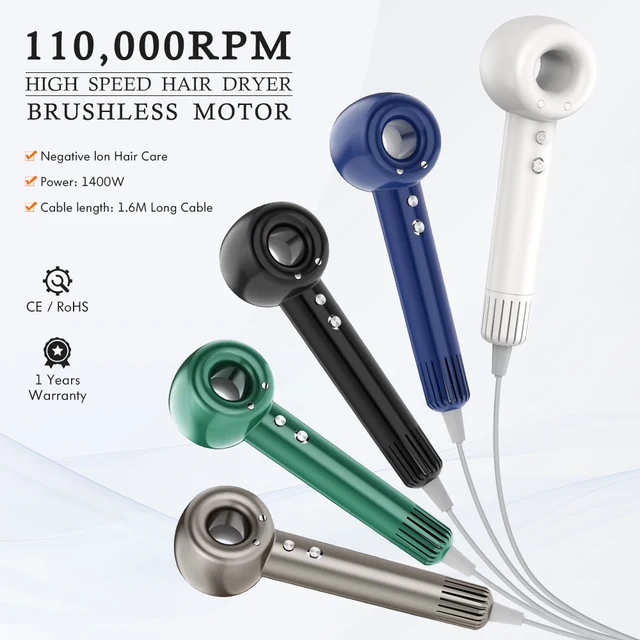 New 2024 Portable Bldc High Speed Hair Blow Dryer Machine Small Mini Professional Salon Ionic Hair Dryer