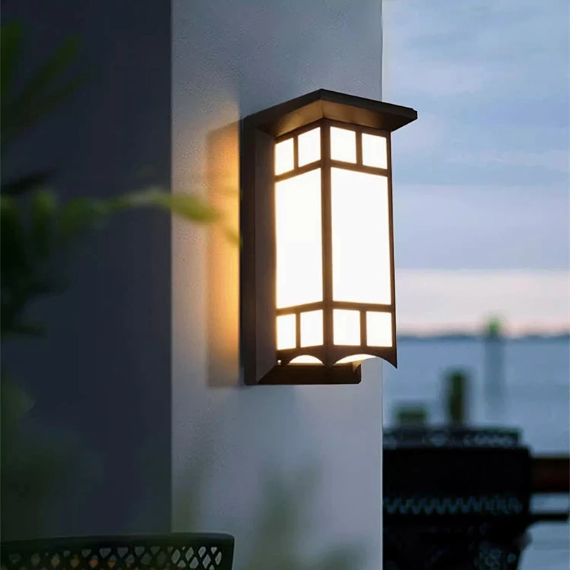 12W/18W LED Outdoor Wall Lamp Plastic/Aluminum Front Door Waterproof IP65 Sconce Garden Patio Terrace Home Wall Lighting Fixture