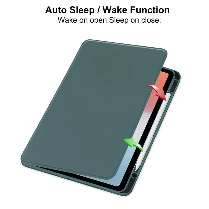 Enhanced Product Title: Premium 360 Rotating Acrylic Tablet Case with Pen Holder