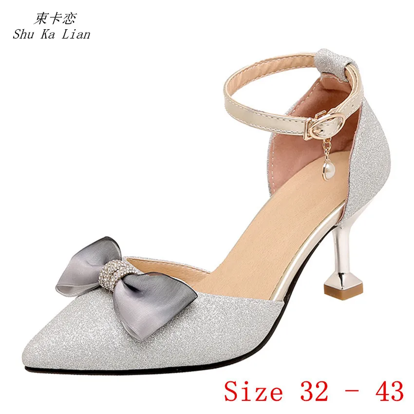 

Women High Heels D'Orsay Pumps Ladies High Heel Shoes Stiletto Woman Party Wedding Shoes Kitten Heels Small Plus Size 32 33 - 43