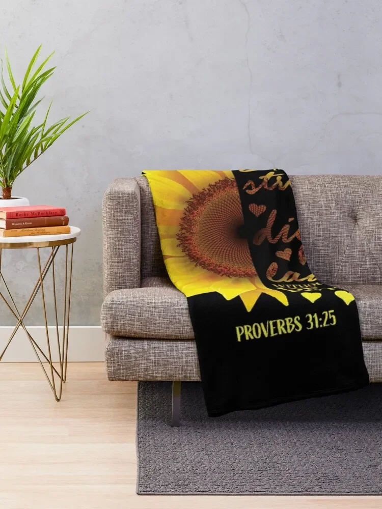 Sunflower Bible Verse Blanket 2
