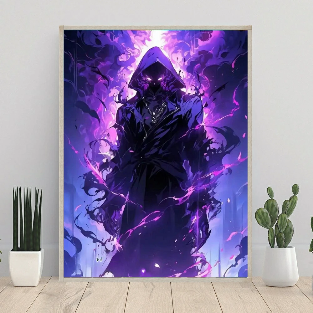 Solo Leveling Diamond Painting Art - Sung Jinwoo & Ant King Mosaic Handwork Home Decor