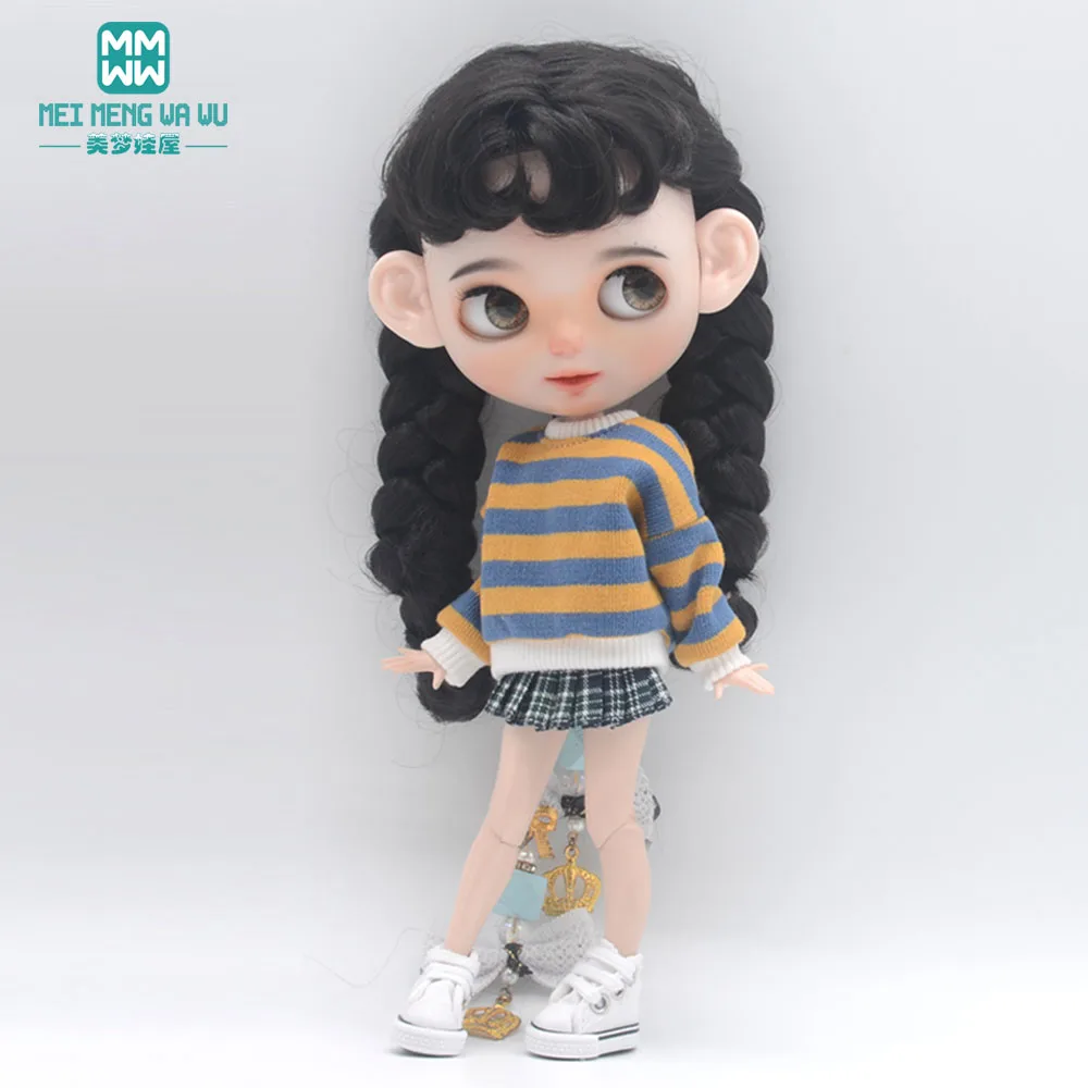 Blyth Puppenzubehör Kleidung Mode Sweatshirt, Schuhüberzüge, Sneakers für Blyth Azone Puppe Weihnachtsgeschenk – Detail 3