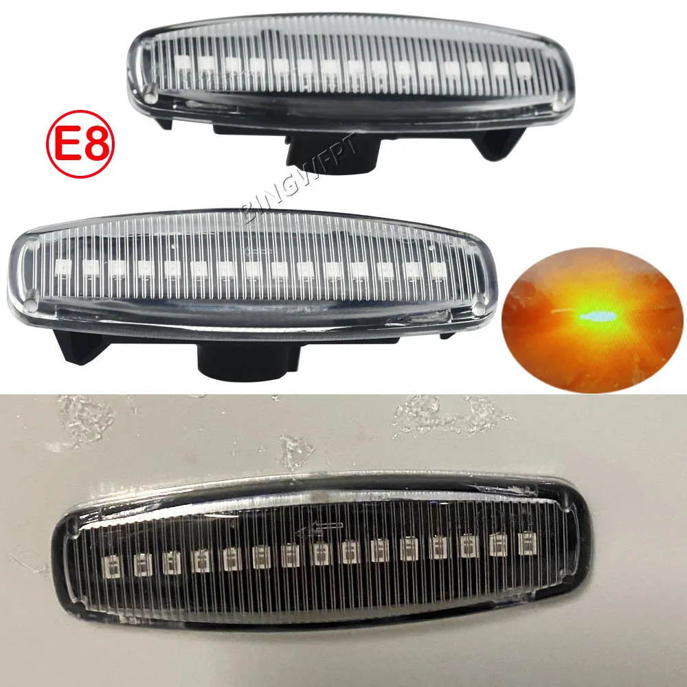 New Dynamic Side Marker Turn Signal Lights For Infiniti Ex25 Ex35 Ex37 Fx30d Fx35 Fx37 Fx50 G25