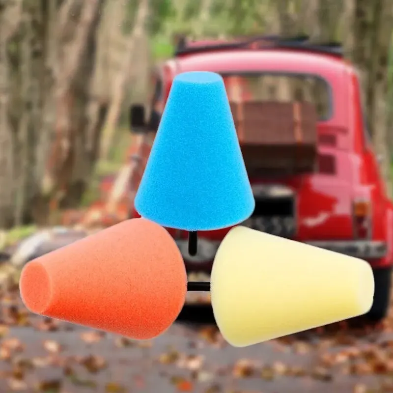 Sponge Polishing Cone Polishing Ball Wheel Car Beauty Waxing Pad Buffer Waxing Buffing Pad Car Sealing Glaze car waxing pad