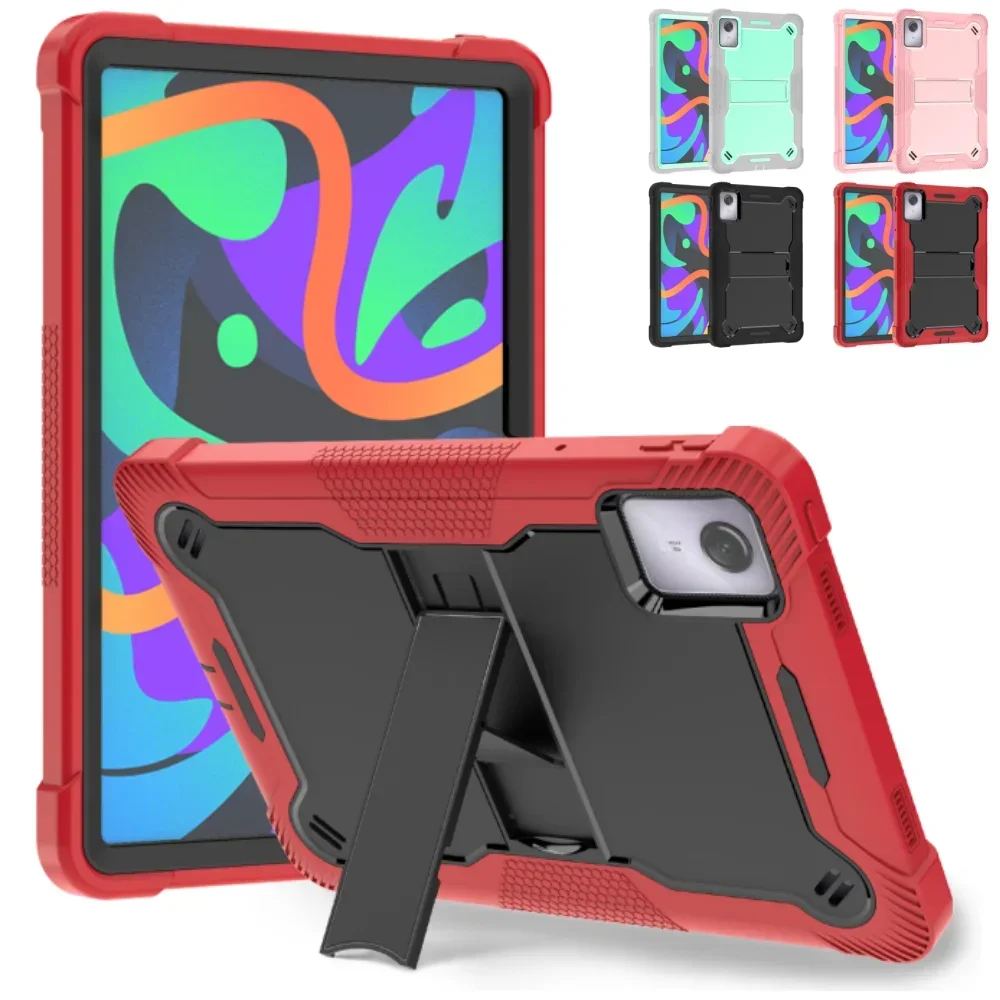 Shockproof Silicone Tablet Cover with Built-in Kickstand & Pen Holder - 11 Inch