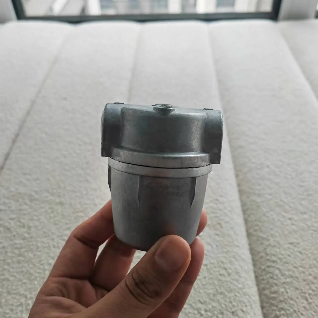 

Small 1/4"-1/4" 120 Mesh Filter Diesel Burner Filter Oil Strainer Filter Full Aluminum Cup Fuel Filter for Boiler and Burner