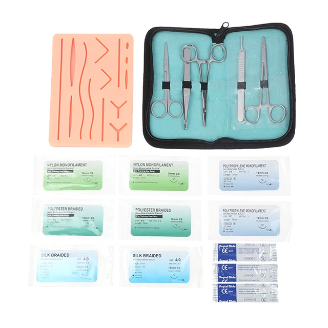 Suture Practice Kit With Tools & Storage Case – MedicPad