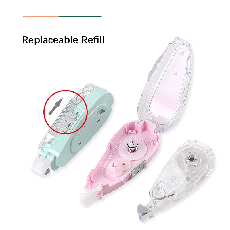 Japanese Tombow MONO Air Mute Correction Tape Transparent Color 10m Large Capacity Replaceable Refill Student Stationery
