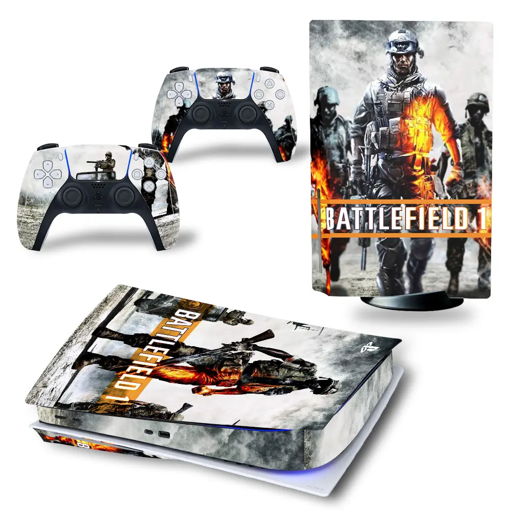 Battlefield skin Waterproof Game PS5 Skin Sticker Decal Cover for