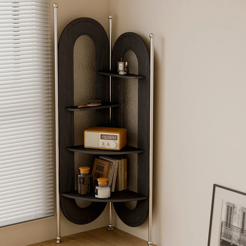 

Living room, bedroom, wall reading rack, creative corner bookshelf, floor to floor multi story display shelf