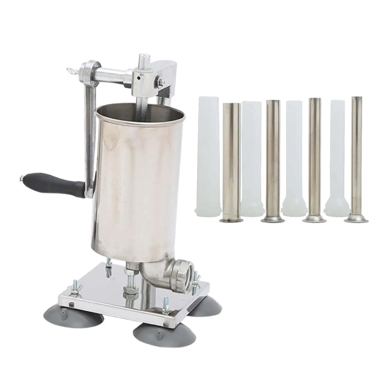 Vertical Sausage Stuffer Machine Kitchen Tool Sturdy Hand Crank Multiuse Sausage Stuffer Maker for Restaurant Kitchen Home
