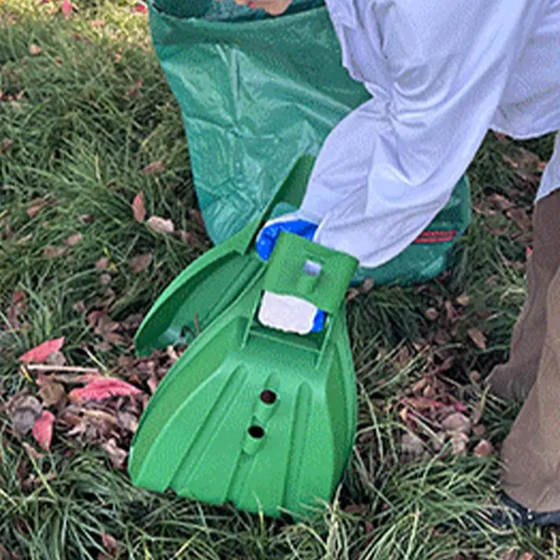 Leaf Hands Grabber Scoops Scoop Hand Rake Leaf Grabber Ergonomic Gardening Tools Cleaning Supplies Scooper for Fast Lawn Grass