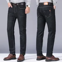 New Men Classic Jeans Jean Homme Pantalones Hombre Men Mannen Soft Black Biker Masculino Denim Overalls Mens Pants Size 32-38