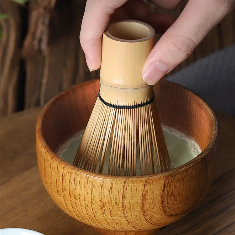 Black Bamboo Matcha Whisk, Kurotake Chasen