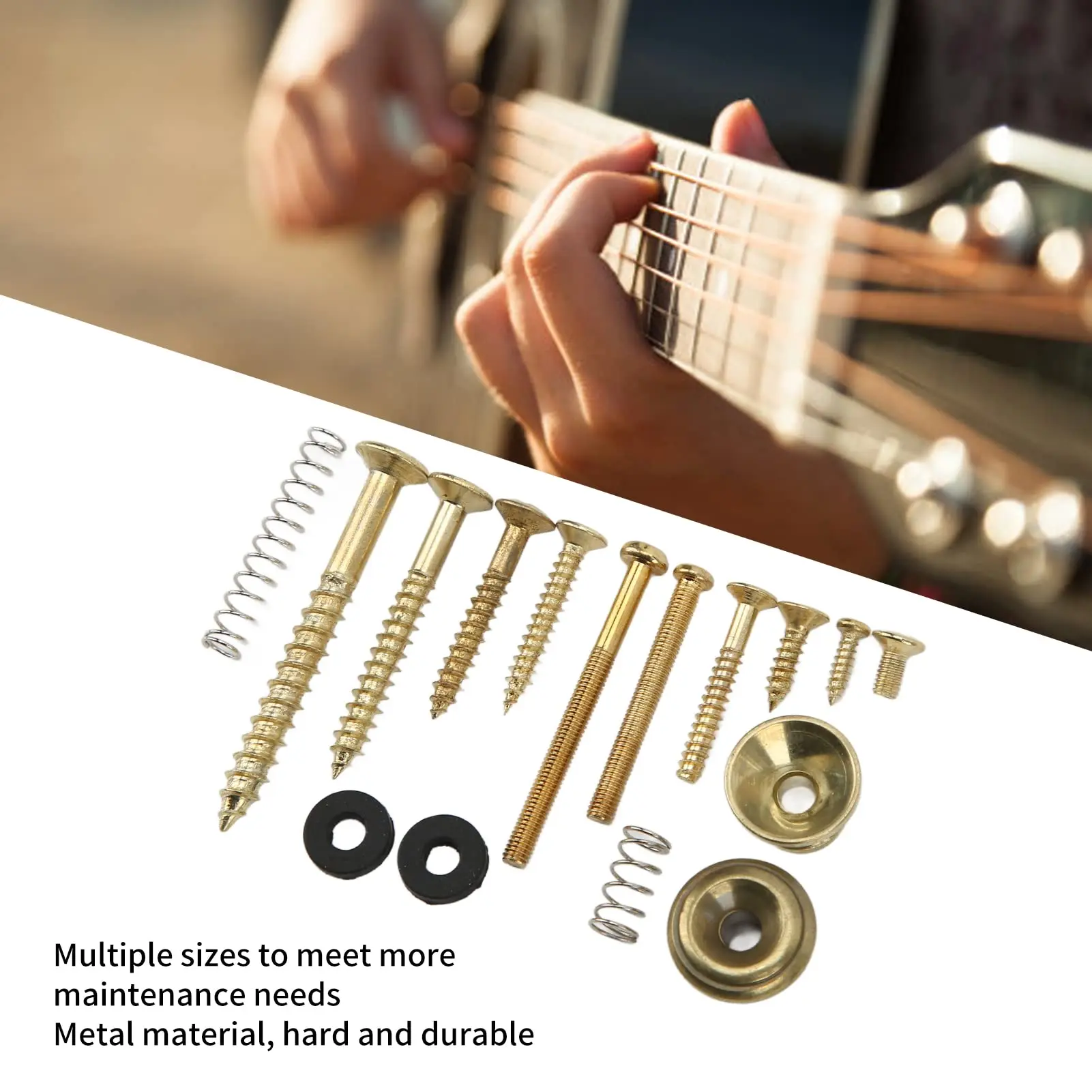 Miwayer Guitar Screw Kit, Guitar Hardware Instrument Accessories Kit