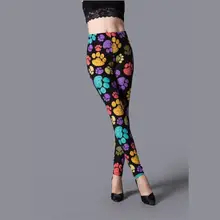

High Waist Leggings Spring Tights, National Retro Style Tights, Graffiti, Flower Printing, Pants, High Elasticity, New Series