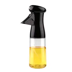 Black Transparent Kitchen Oil Spray Dispenser for Cooking and Barbecues (1pc)