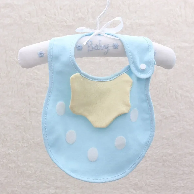 

Baby stereo strawberry bib children's antifouling and waterproof bib baby bib model rice pocket baby bib