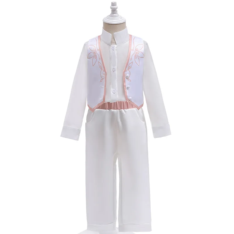 Antonio Madrigal Cosplay Costume Top Pants Outfits Halloween Carnival Suit Kids Role Play Clothes Outfit Wig Suit Birthday Party 3