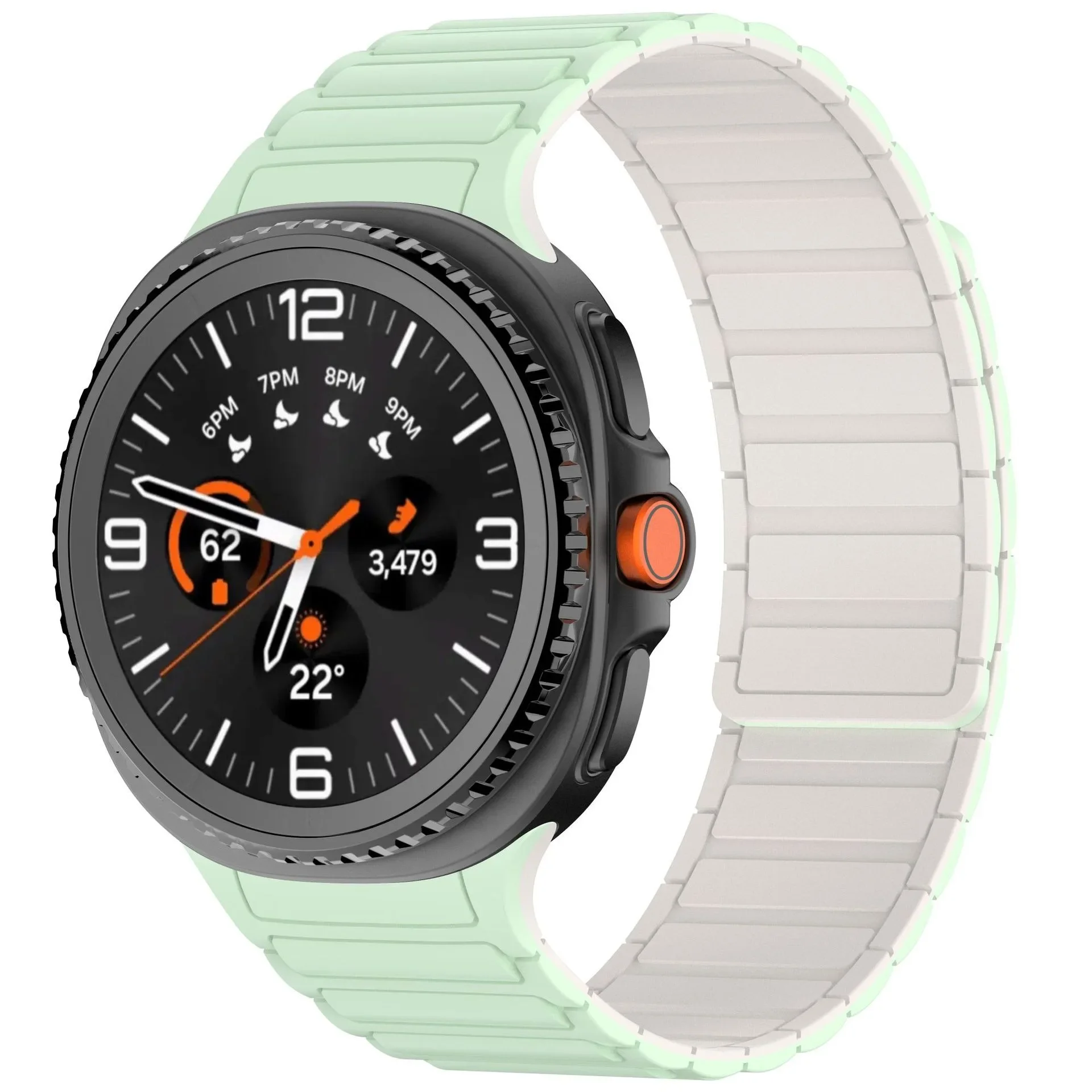 Seamless Magnetic Silicone Loop Strap - Premium Watch Accessory