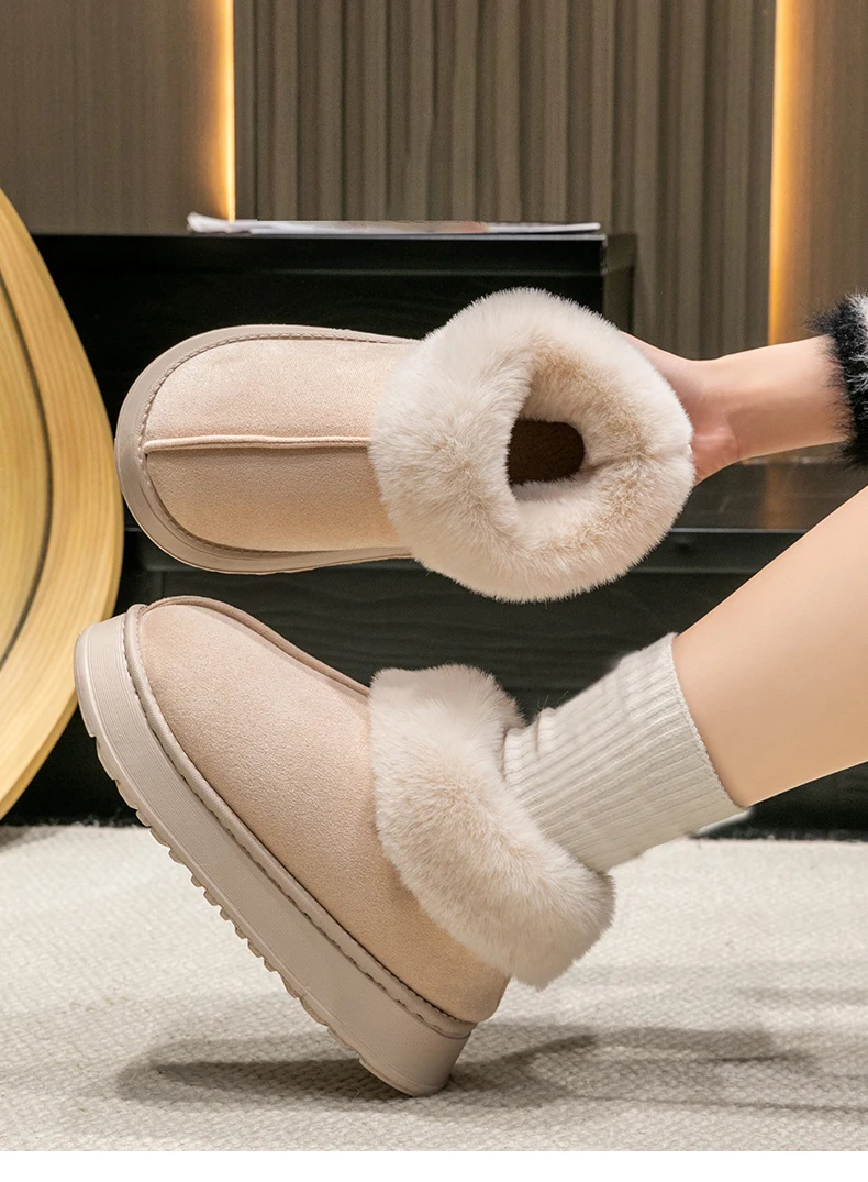 Plush Winter Slippers Canada | EvaCozy™ Non-Slip House Slippers